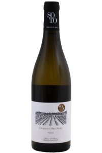 Dominio Del Soto Crianza Blanco, ein vollmundiger spanischer Weißwein mit Aromen von Pfirsich, Zitrusfrüchten, Vanille und einer dezenten Holznote.