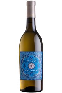 Feudo Arancio Pinot Grigio, ein frischer weißer Pinot Grigio aus Sizilien, Italien.