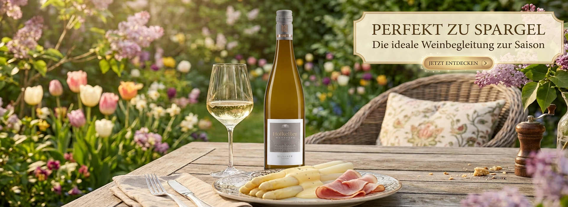 Wein zu Spargel kaufen | Riesling, Wei&szlig;burgunder & mehr